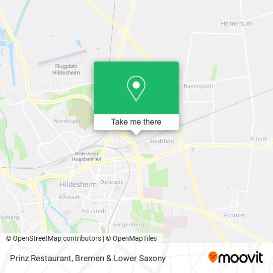 Prinz Restaurant map