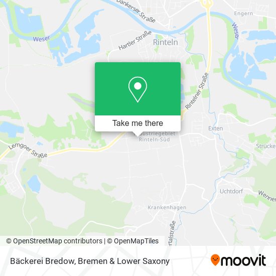Bäckerei Bredow map