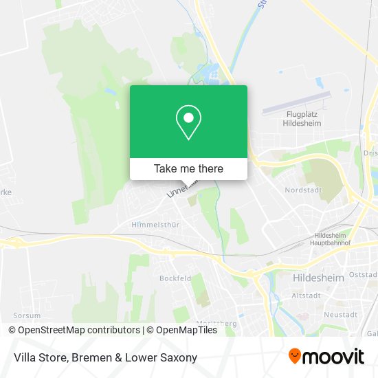 Villa Store map
