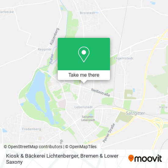 Kiosk & Bäckerei Lichtenberger map