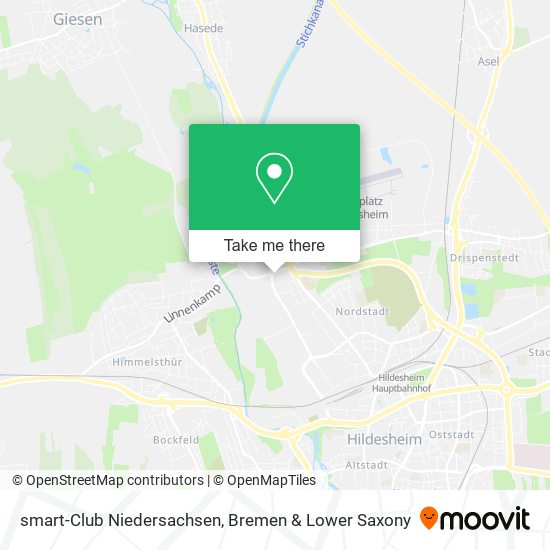 smart-Club Niedersachsen map
