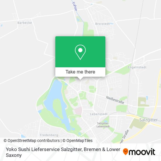 Yoko Sushi Lieferservice Salzgitter map