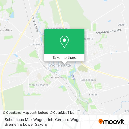 Schuhhaus Max Wagner Inh. Gerhard Wagner map