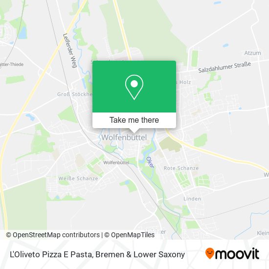 L'Oliveto Pizza E Pasta map