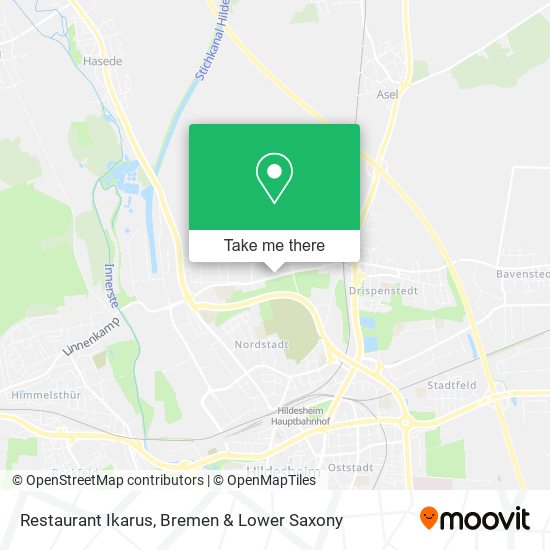 Restaurant Ikarus map