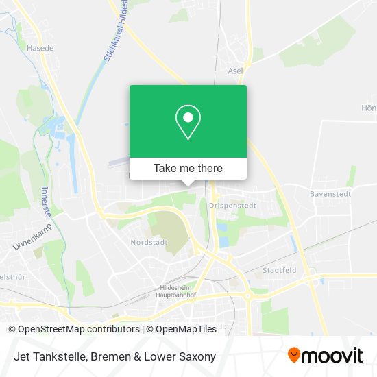 Jet Tankstelle map