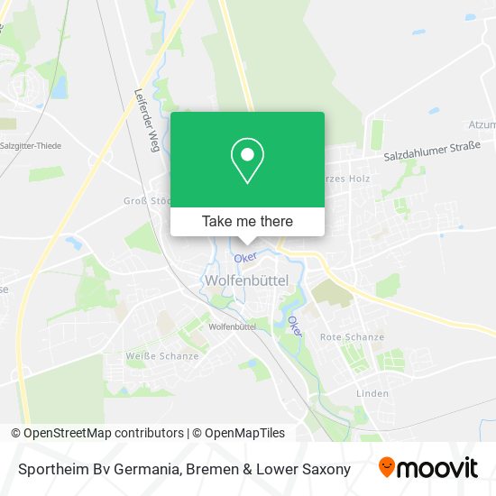 Sportheim Bv Germania map
