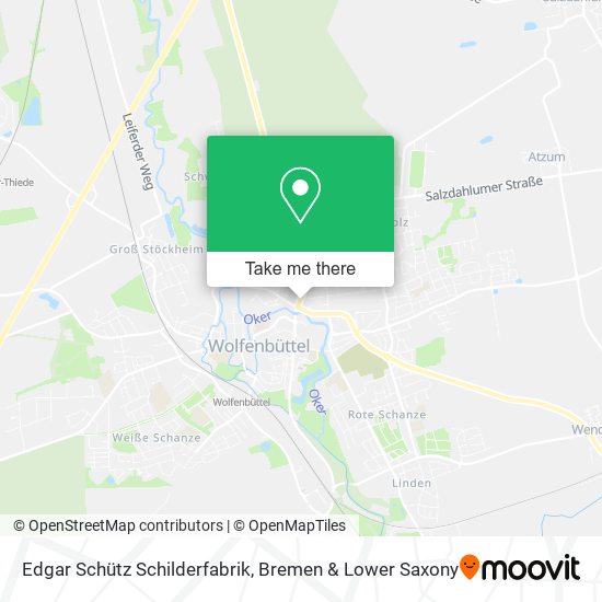 Edgar Schütz Schilderfabrik map