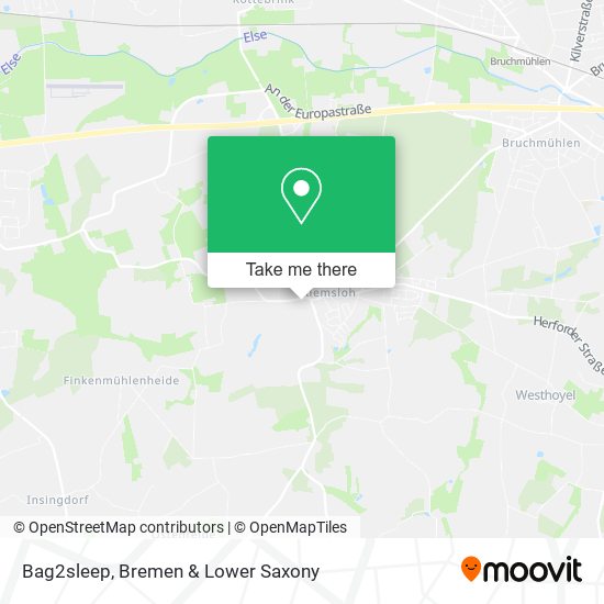 Bag2sleep map
