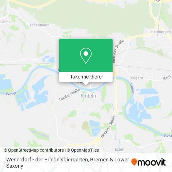 Weserdorf - der Erlebnisbiergarten map