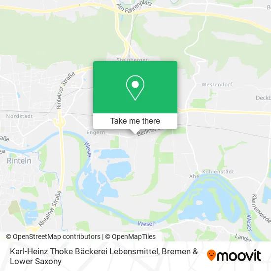 Karl-Heinz Thoke Bäckerei Lebensmittel map