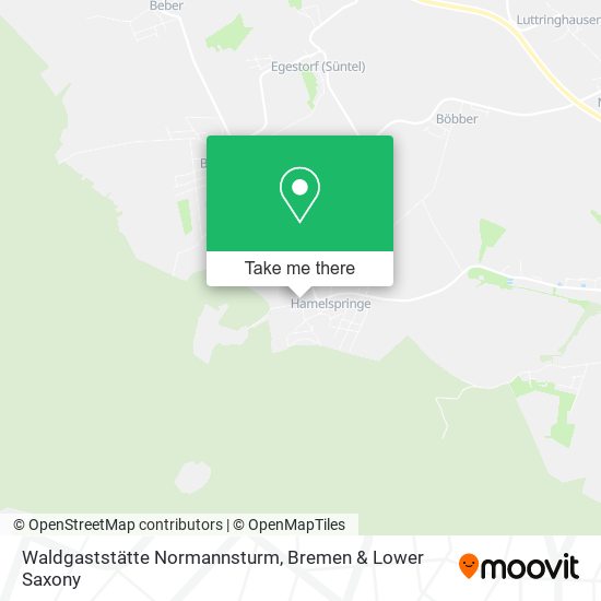 Waldgaststätte Normannsturm map