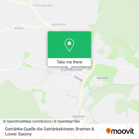 Getränke-Quelle die Getränkekönner map