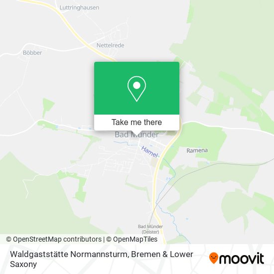 Waldgaststätte Normannsturm map