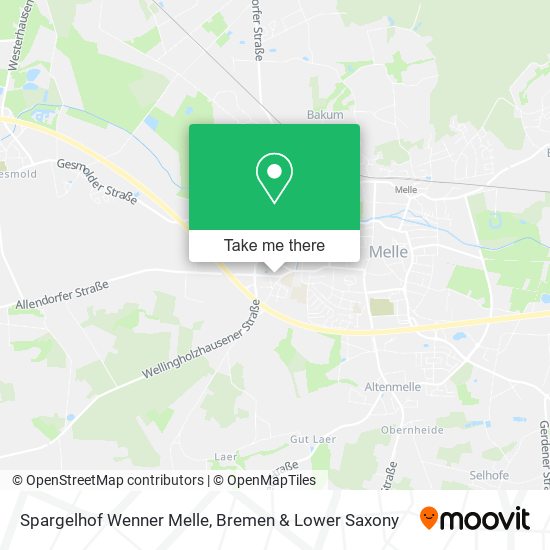 Spargelhof Wenner Melle map