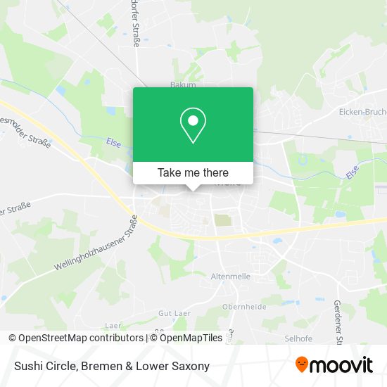 Sushi Circle map