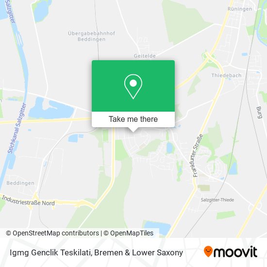 Igmg Genclik Teskilati map