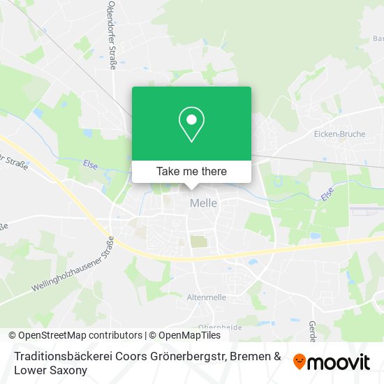 Traditionsbäckerei Coors Grönerbergstr map