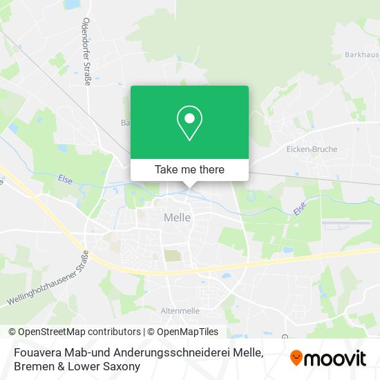 Fouavera Mab-und Anderungsschneiderei Melle map