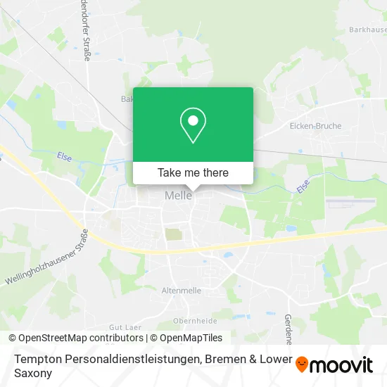 Карта Tempton Personaldienstleistungen