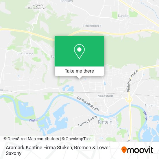 Aramark Kantine Firma Stüken map