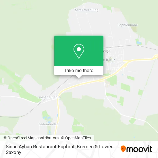 Карта Sinan Ayhan Restaurant Euphrat