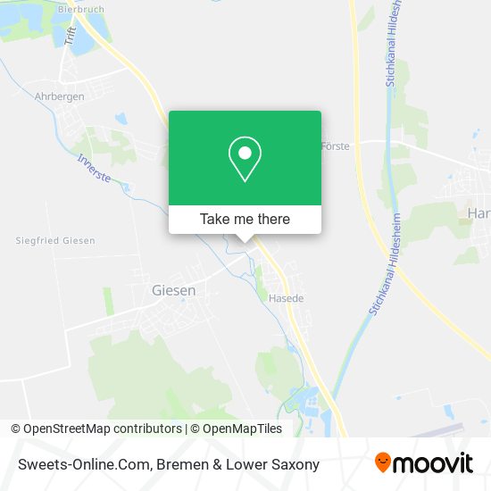 Sweets-Online.Com map