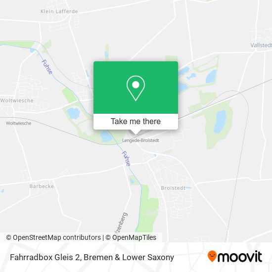 Fahrradbox Gleis 2 map