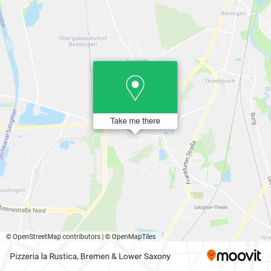 Pizzeria la Rustica map