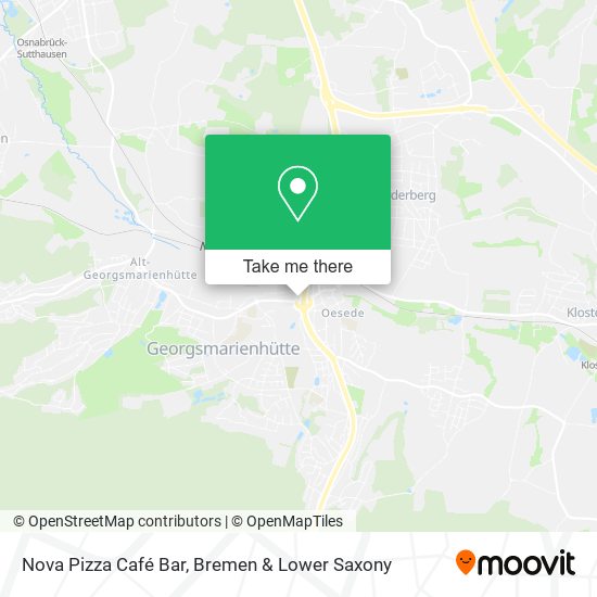 Nova Pizza Café Bar map