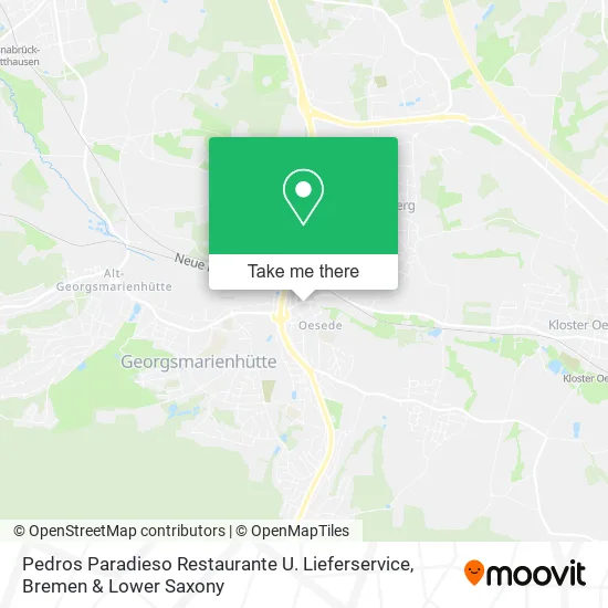 Карта Pedros Paradieso Restaurante U. Lieferservice