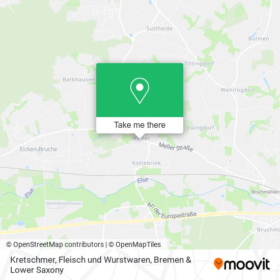 Kretschmer, Fleisch und Wurstwaren map