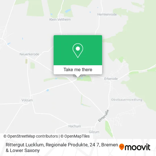 Rittergut Lucklum, Regionale Produkte, 24 7 map