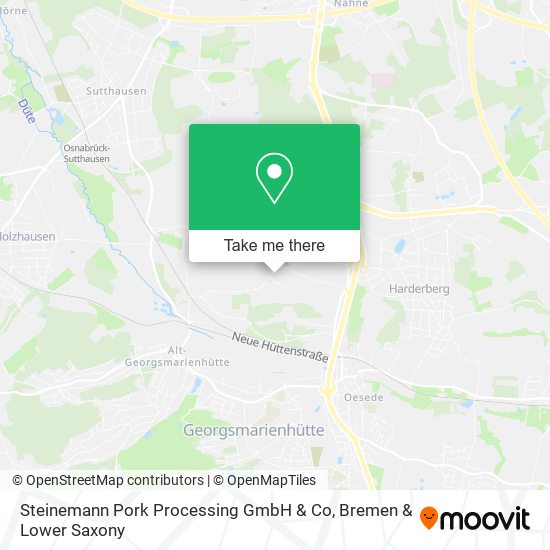 Steinemann Pork Processing GmbH & Co map