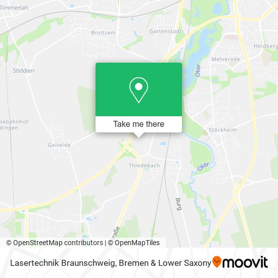 Lasertechnik Braunschweig map