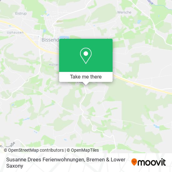 Susanne Drees Ferienwohnungen map