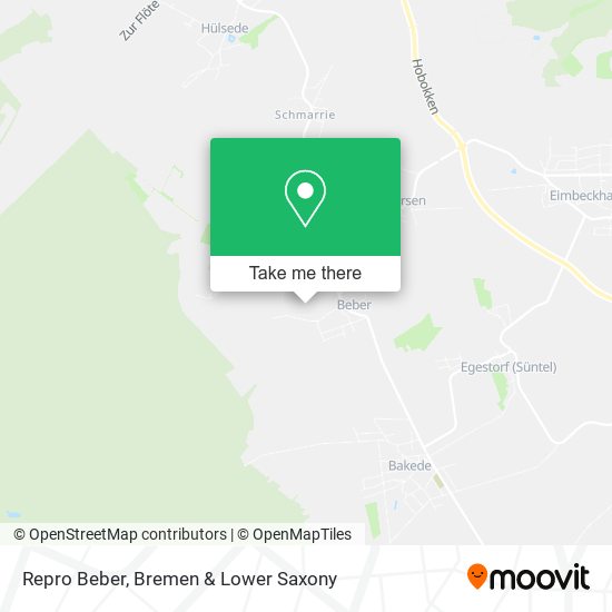 Repro Beber map