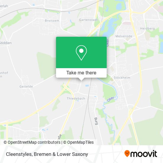 Cleenstyles map