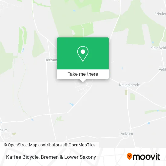 Kaffee Bicycle map