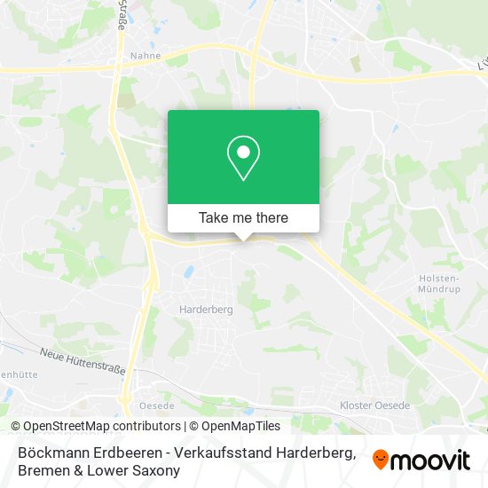 Böckmann Erdbeeren - Verkaufsstand Harderberg map