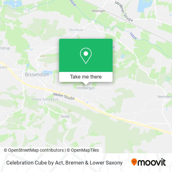 Celebration Cube by Act map