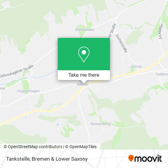 Tankstelle map