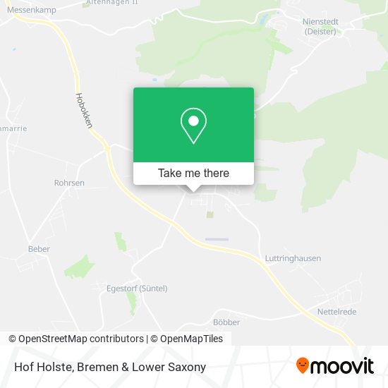 Hof Holste map