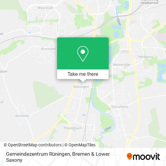 Gemeindezentrum Rüningen map