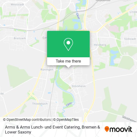 Arms & Arms Lunch- und Event Catering map