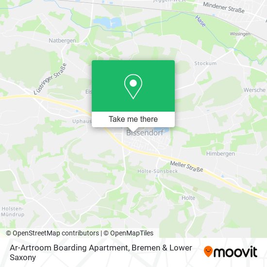 Ar-Artroom Boarding Apartment map