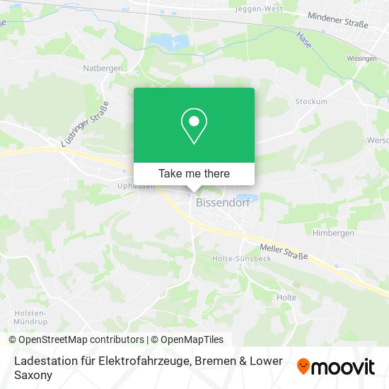Ladestation für Elektrofahrzeuge map