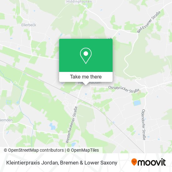 Kleintierpraxis Jordan map