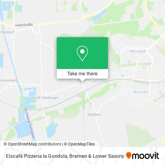 Eiscafé Pizzeria la Gondola map