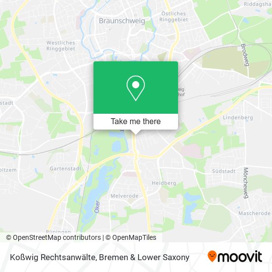 Koßwig Rechtsanwälte map